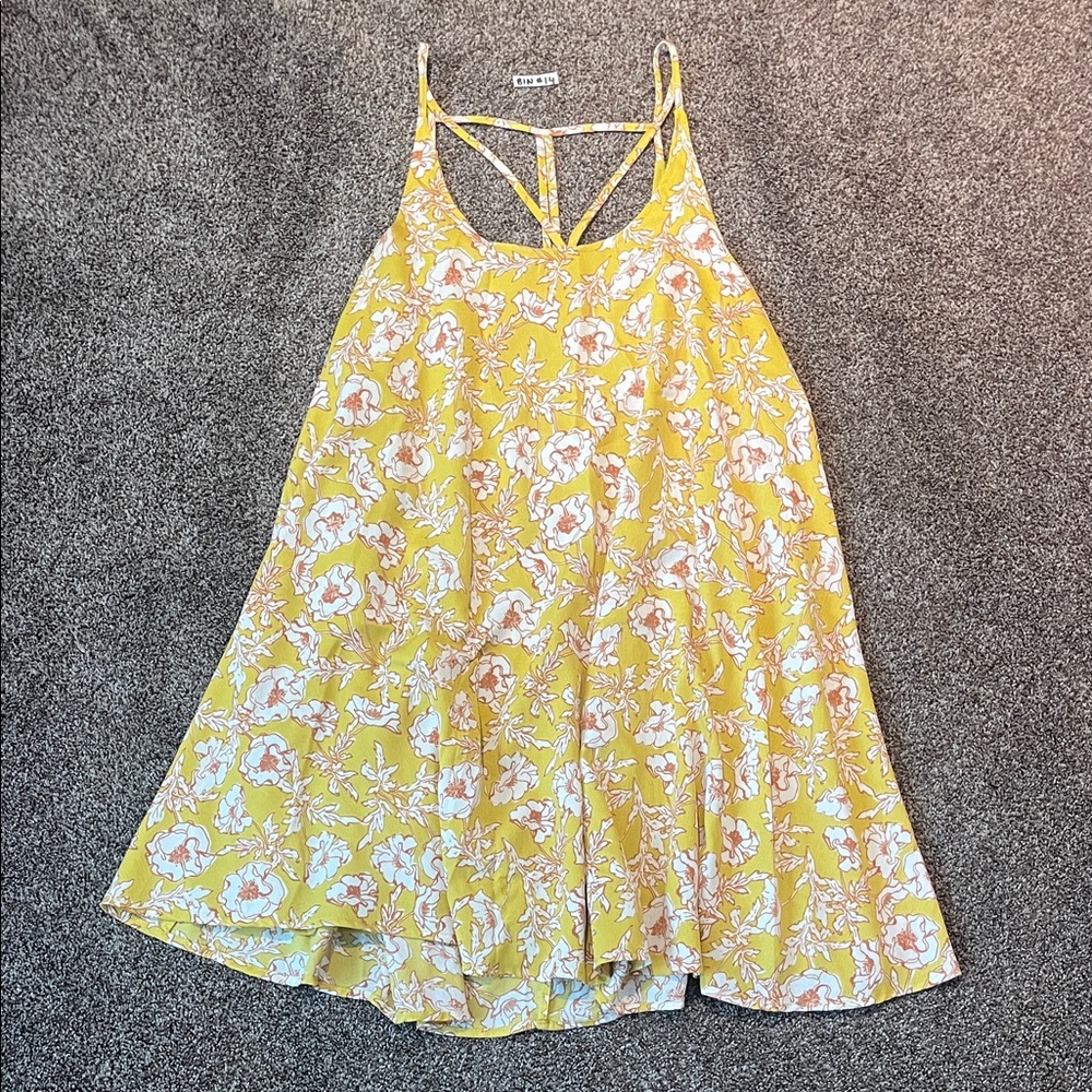 Cute BP. Yellow Floral Dress